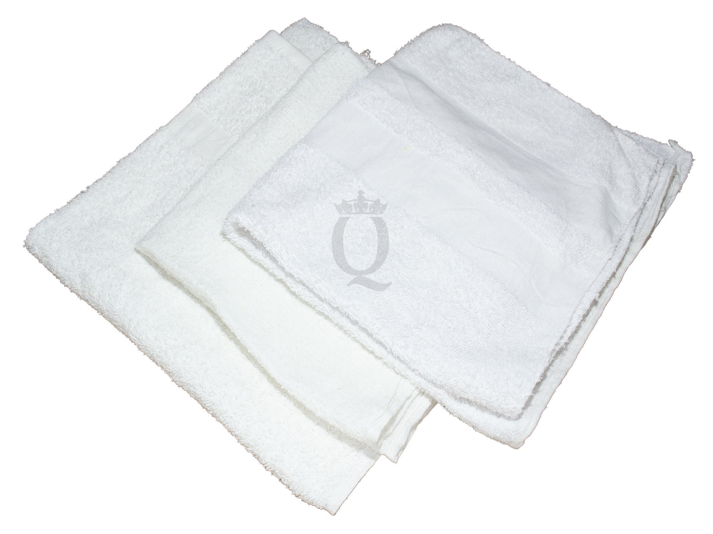 White Terry Towels 12x12