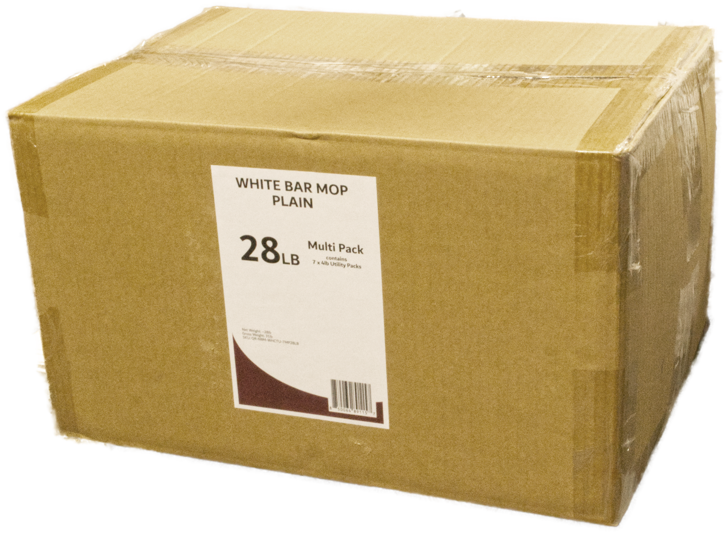 White Bar Mop Plain