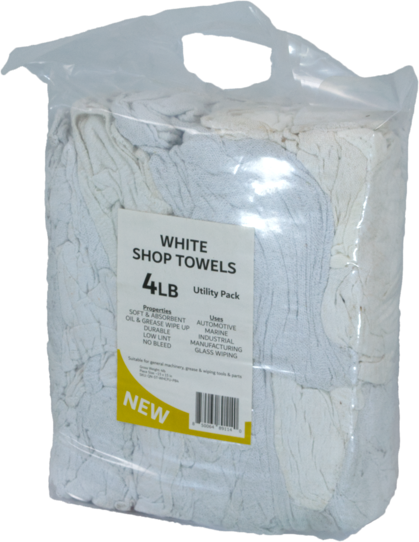 White Shop Towels