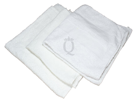 White Terry Towels 12x12